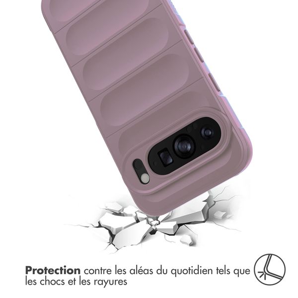 imoshion Coque arrière EasyGrip Google Pixel 9 / 9 Pro - Violet