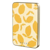 Burga Powerbank magnétique 5 000 mAh - Convient pour MagSafe et Qi2 | Lemon Tart - Or