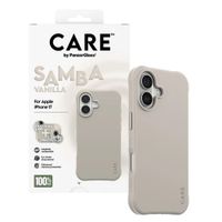 CARE by PanzerGlass Étui tendance Samba avec MagSafe Apple iPhone 17 - Vanilla Beige