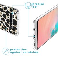 imoshion Coque Design Samsung Galaxy S10 - Léopard / Noir