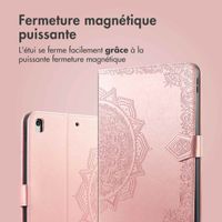 imoshion Coque tablette Apple iPad 9 (2021) 10.2 pouces / iPad 8 (2020) 10.2 pouces / iPad 7 (2019) 10.2 pouces - Rose Gold