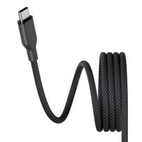 Empower by PanzerGlass Câble de recharge Magnetic Snake USB-C vers USB-C - 240 W - 1.5 mètres - Space Black