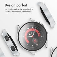 imoshion Coque rigide à couverture complète Samsung Galaxy Watch 4 - 40 mm - Argent