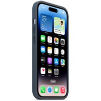 Apple Coque en silicone MagSafe Apple iPhone 14 Pro - Storm Blue