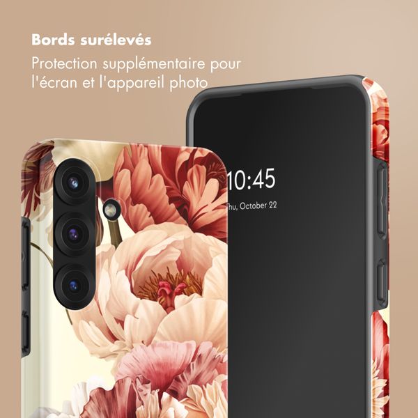 Selencia Coque arrière Vivid Samsung Galaxy S25 - Vintage Peony