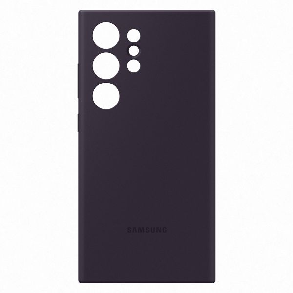 Samsung Original Coque en silicone Galaxy S24 Ultra - Dark Violet