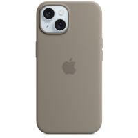 Apple Coque en silicone MagSafe Apple iPhone 15 - Clay