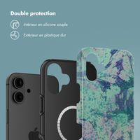 Selencia Coque arrière Vivid avec MagSafe Apple iPhone 16 - Fresh Paint Green