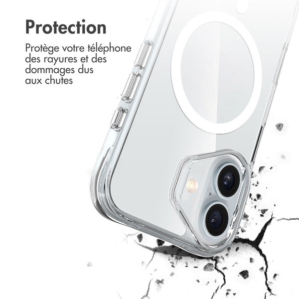 imoshion Coque Rugged Air MagSafe Apple iPhone 16 - Transparent