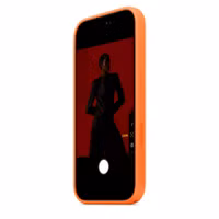 Apple Coque en silicone avec MagSafe Apple iPhone 17 Pro - Orange