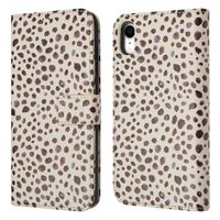 imoshion ﻿Étui de téléphone portefeuille Design Apple iPhone Xr - Black And White Dots