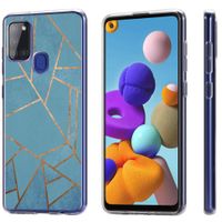 imoshion Coque Design Samsung Galaxy A21s - Blue Graphic