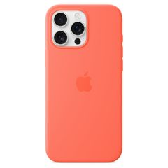 Apple Coque en silicone MagSafe iPhone 16 Pro Max - Tangerine Orange