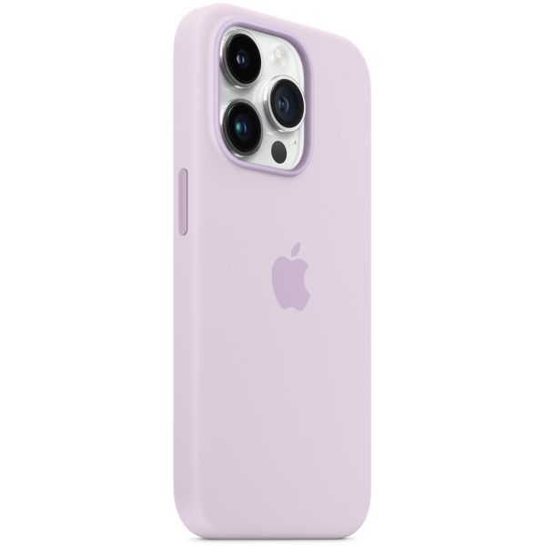 Apple Coque en silicone MagSafe Apple iPhone 14 Pro - Lila