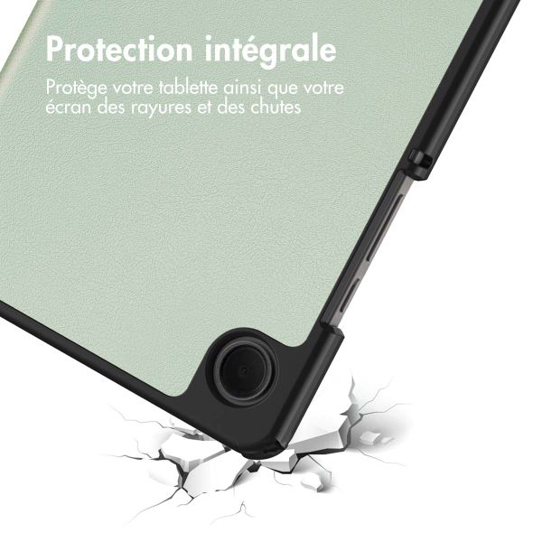 imoshion Coque tablette Trifold Samsung Galaxy Tab A11 / A9 8.7 pouces - Vert clair