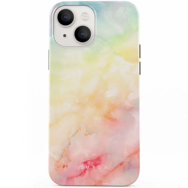 Burga Coque arrière Tough iPhone 14 - New Flame Rainbow