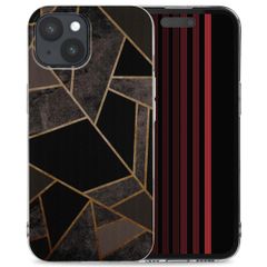 imoshion Coque Design iPhone 15 - Black Graphic