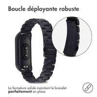 imoshion Bracelet en acier Xiaomi Mi Band 3 / 4 - Noir