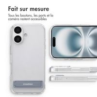 imoshion Coque Stand iPhone 16 Plus - Transparent