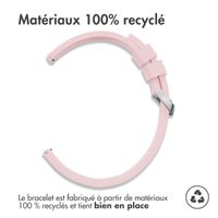 imoshion Bracelet en silicone - Connexion universelle de 24 mm - Rose