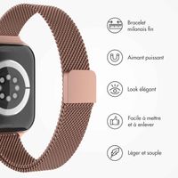 imoshion Bracelet milanais fin Apple Watch Series 1 à 9 / SE (38/40/41 mm) | Series 10 (42 mm) - Or Vintage