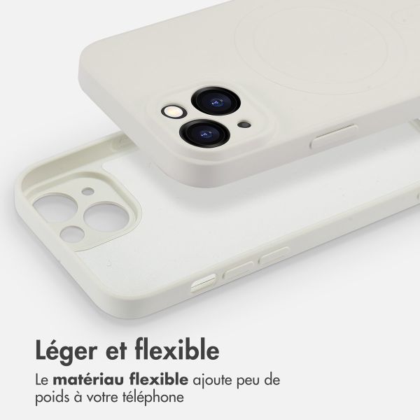 imoshion Coque Couleur avec MagSafe Apple iPhone 14 - Beige