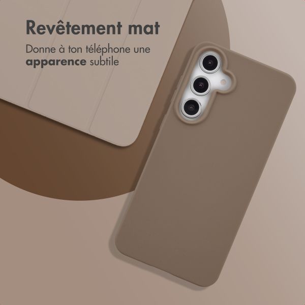 imoshion Coque Couleur Samsung Galaxy S24 FE - Marron