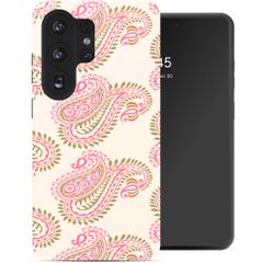 Selencia Coque arrière Vivid avec MagSafe Samsung Galaxy S26 Ultra - Paisley Blush
