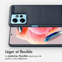 imoshion Coque Brushed Xiaomi Redmi Note 12 (4G) - Bleu foncé