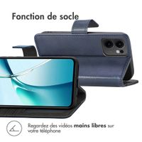 imoshion Étui de télephone portefeuille de luxe Oppo Reno 13 - Bleu foncé
