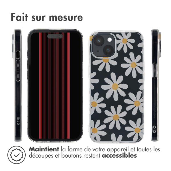 imoshion Coque Design Apple iPhone 15 - Daisy Flower