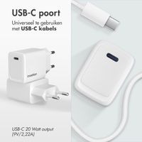 imoshion Adaptateur secteur 20 watts | USB-C - Blanc