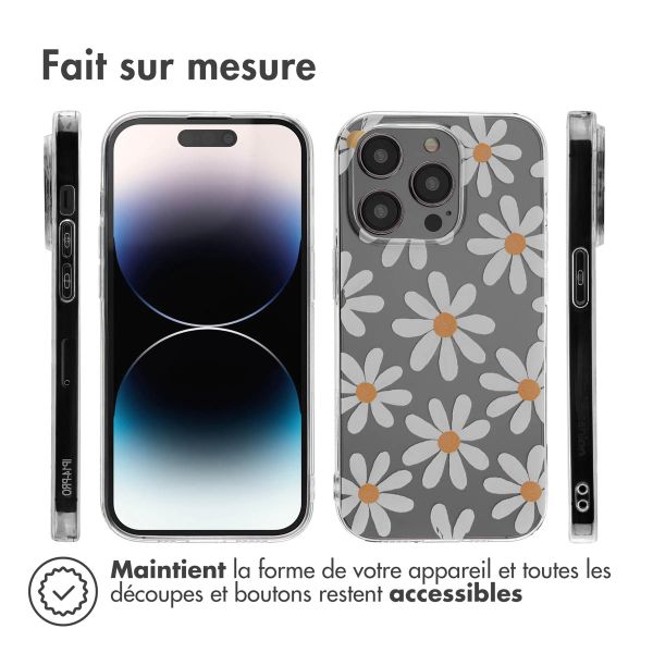 imoshion Coque Design Apple iPhone 14 Pro - Daisy Flower