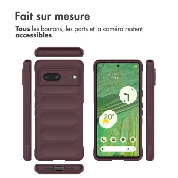 imoshion Coque arrière EasyGrip Google Pixel 7 - Aubergine