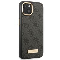 Guess Coque 4G Logo Monogram MagSafe Apple iPhone 14 - Noir