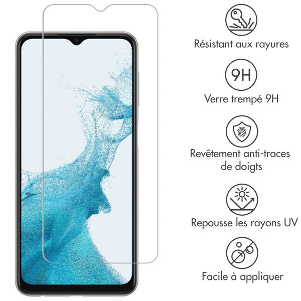 Accezz Protection d'écran en verre trempé Samsung Galaxy A23 (5G)