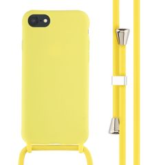 imoshion Coque en silicone avec cordon Apple iPhone SE (2022 / 2020) / 8 / 7 - Jaune