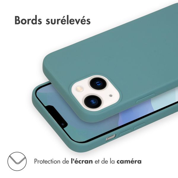 imoshion Coque Couleur iPhone 14 - Vert foncé