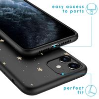 imoshion Coque Design iPhone 11 - Etoiles / Noir