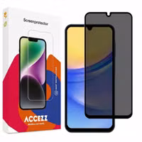 Accezz Protection d'écran en verre trempé Privacy Samsung Galaxy A15 (5G/4G)