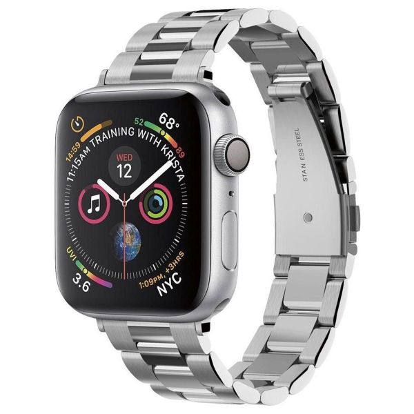 Spigen Bracelet Modern Fit Steel Watch Apple Watch Series 1-9 / SE - 38/40/41 mm / Series 10 - 42 mm - Argent