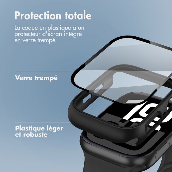 imoshion Coque rigide à couverture complète Apple Watch 10 / 11 - 42 mm - Noir