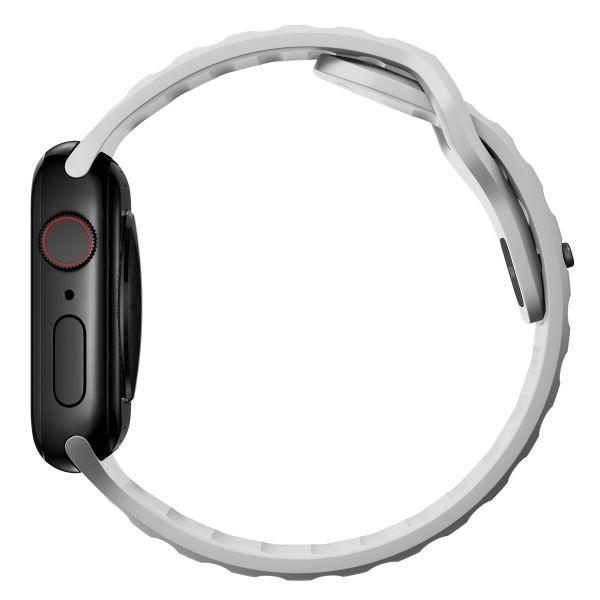Nomad Bracelet Sport FKM Apple Watch Series 1 t/m 11 / SE / Ultra (44/45/46/49 mm) - Lunar Gray