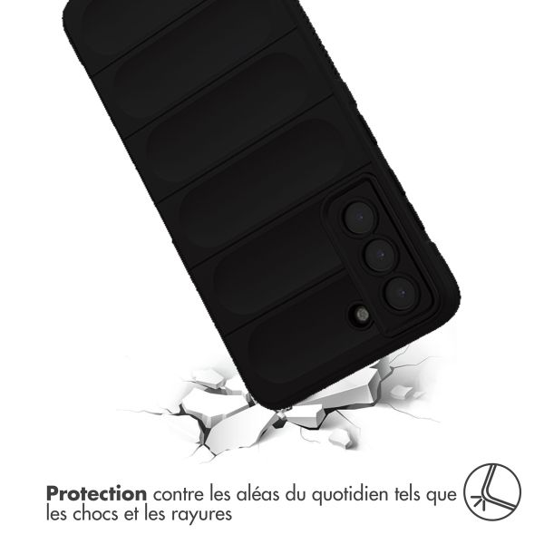 imoshion Coque arrière EasyGrip Samsung Galaxy S21 FE - Noir