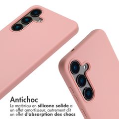 imoshion Coque en silicone avec cordon Samsung Galaxy S25 FE - Sand Pink