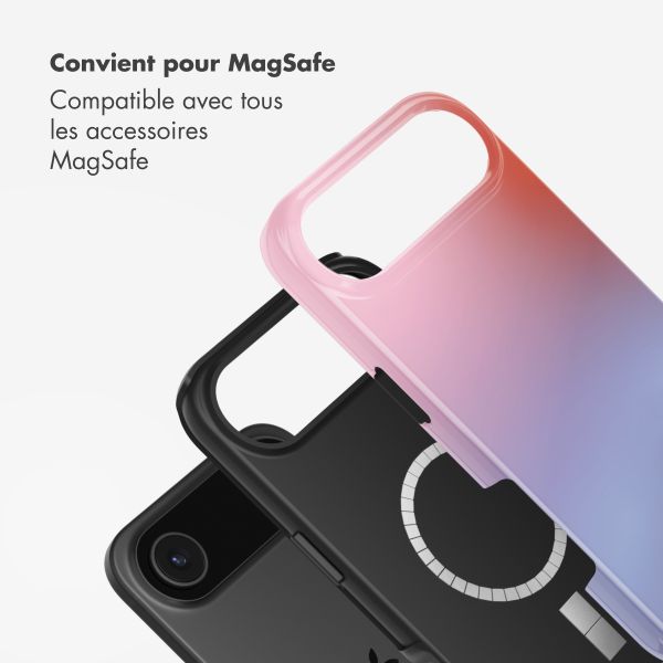 Selencia Coque arrière Vivid avec MagSafe Apple iPhone Air - Gradient Soft Blush