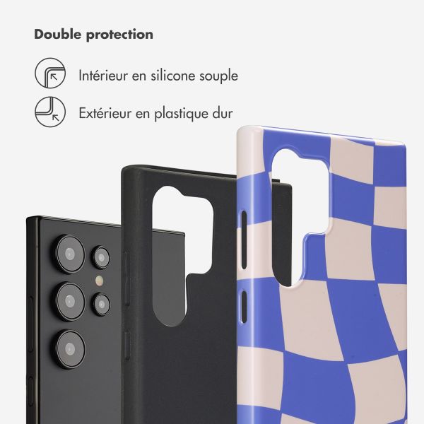 Selencia Coque arrière Vivid Samsung Galaxy S24 Ultra - Groovy Sapphire Blue