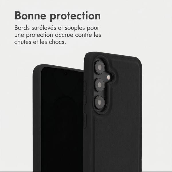 Accezz Coque arrière Edge avec MagSafe Samsung Galaxy S25 - Noir