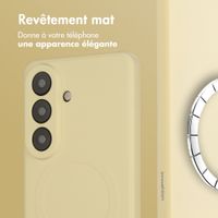 imoshion Coque Couleur avec MagSafe Samsung Galaxy S26 - Vanilla