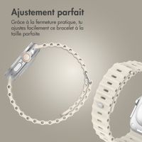 Accezz Bracelet Ocean Apple Watch Series 1 - 9 / SE (38/40/41 mm) | Series 10 / 11 (42 mm) - Lumière stellaire